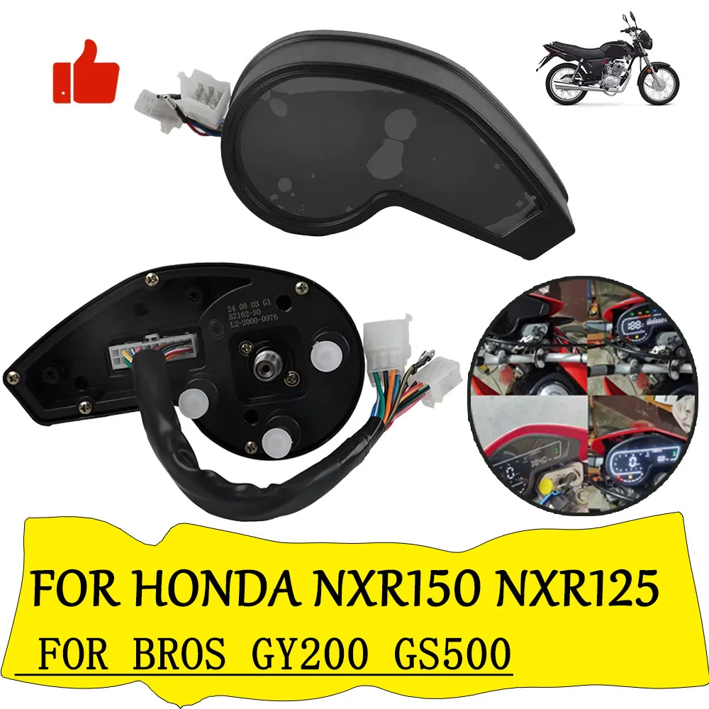 Dashboard Instrument Cluster Honda NXR150 NXR125 Bros GS500 GY200 Speedometer Tachometer Odometer (2003-2014)