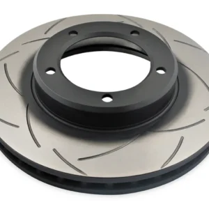 DBA 98-06 Toyota 70 Landcruiser (Reverse Mount) 4X4 Survival T2 Slotted Front Brake Rotor