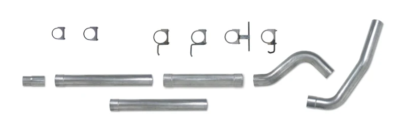 Diamond Eye KIT 4in Catback MFLR RPLCMENT PIPE Single AL: 94-97 FORD 7.3L F250/F350 PWRSTROKE