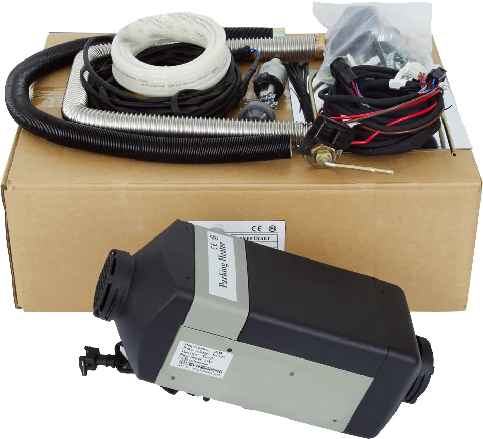 Dieselvarmer JP 2 kW 12V m/digital kontroll