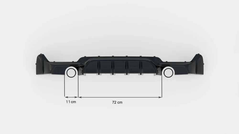 Diffuser BMW 4 Coupe / Gran Coupe F32 / F36 / F33 2014-2020 V2