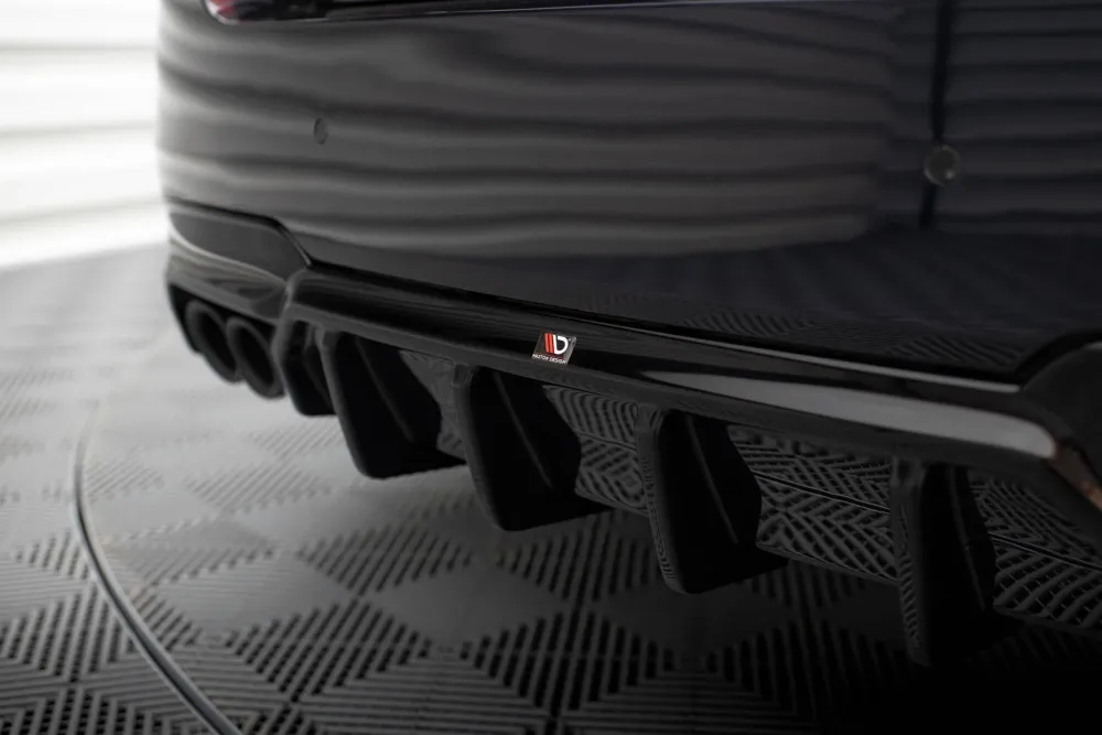 Diffuser BMW 5 M-Pakke F10 / F11 (Double Exos On One Side) V.2