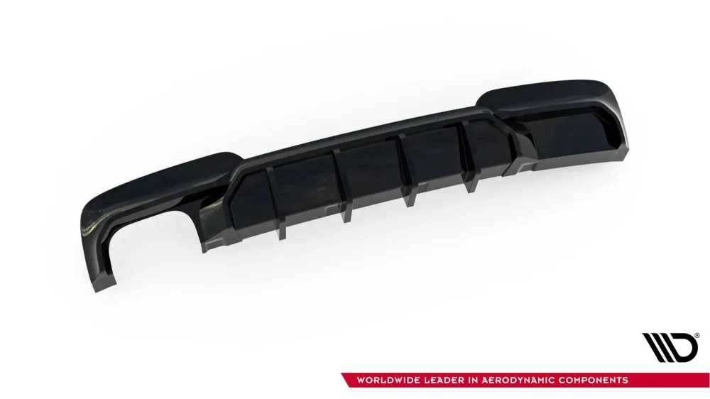 Diffuser BMW 5 M-Pakke F10 / F11 (Double Exos On One Side) V.2