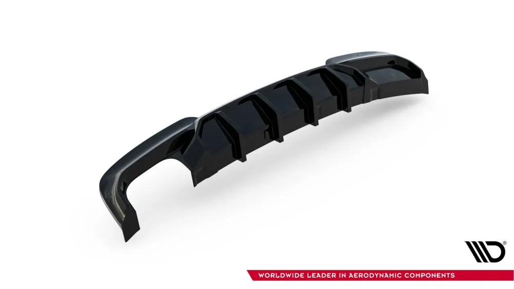 Diffuser BMW 5 M-Pakke F10 / F11 (Double Exos On One Side) V.2