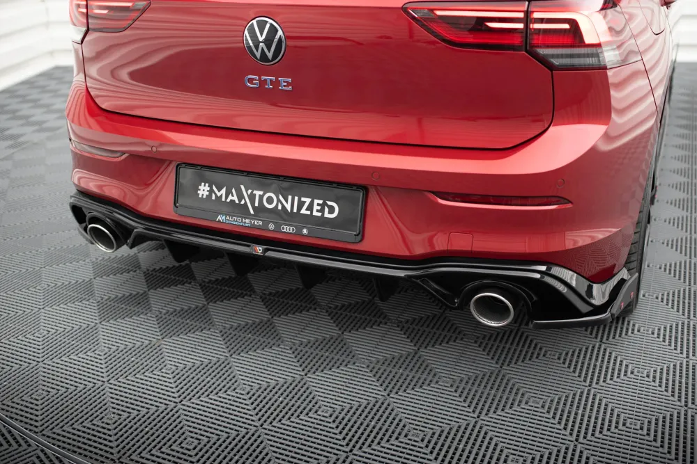 Diffuser + Eksosender VW Golf GTE / R-Line MK8 / MK8 Facelift