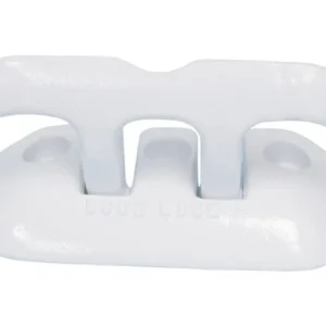Dockedge, Dockcleat Folding Pullert 8" Hvit, Aluminium, 1 stk.