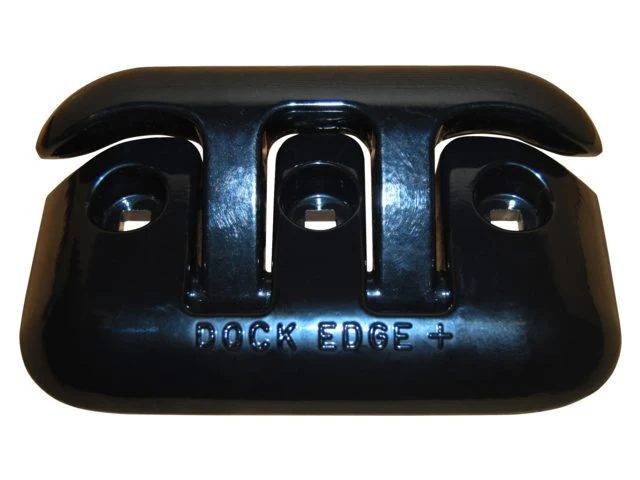 Dockedge, Dockcleat Folding Pullert 8", svart, støpt aluminium (Almag 35)