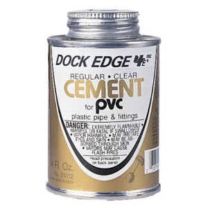 Dockedge, PVC-lim med løsemiddel dockingprofiler, STK