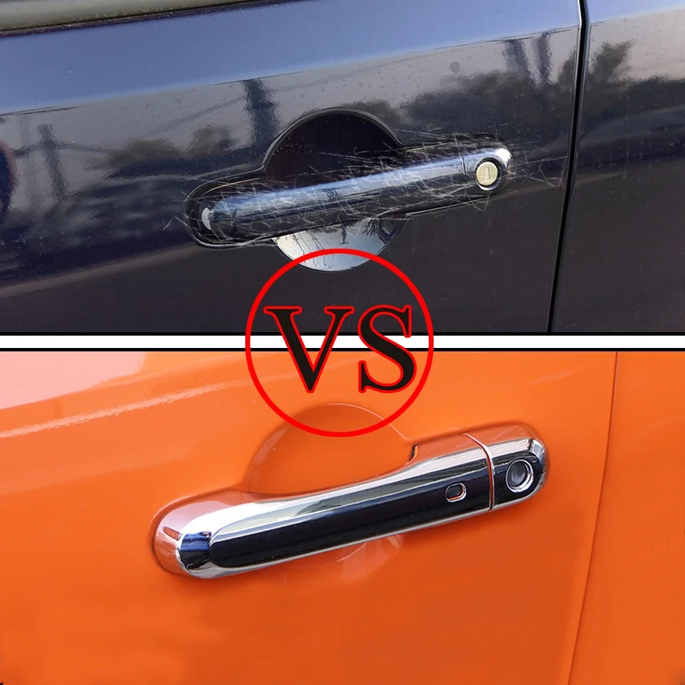 Door Handle Decoration Covers Jeep Renegade ABS Chrome Finish Exterior Trim Protection