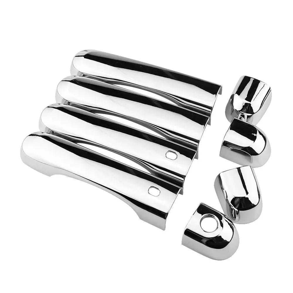 Door Handle Decoration Covers Jeep Renegade ABS Chrome Finish Exterior Trim Protection