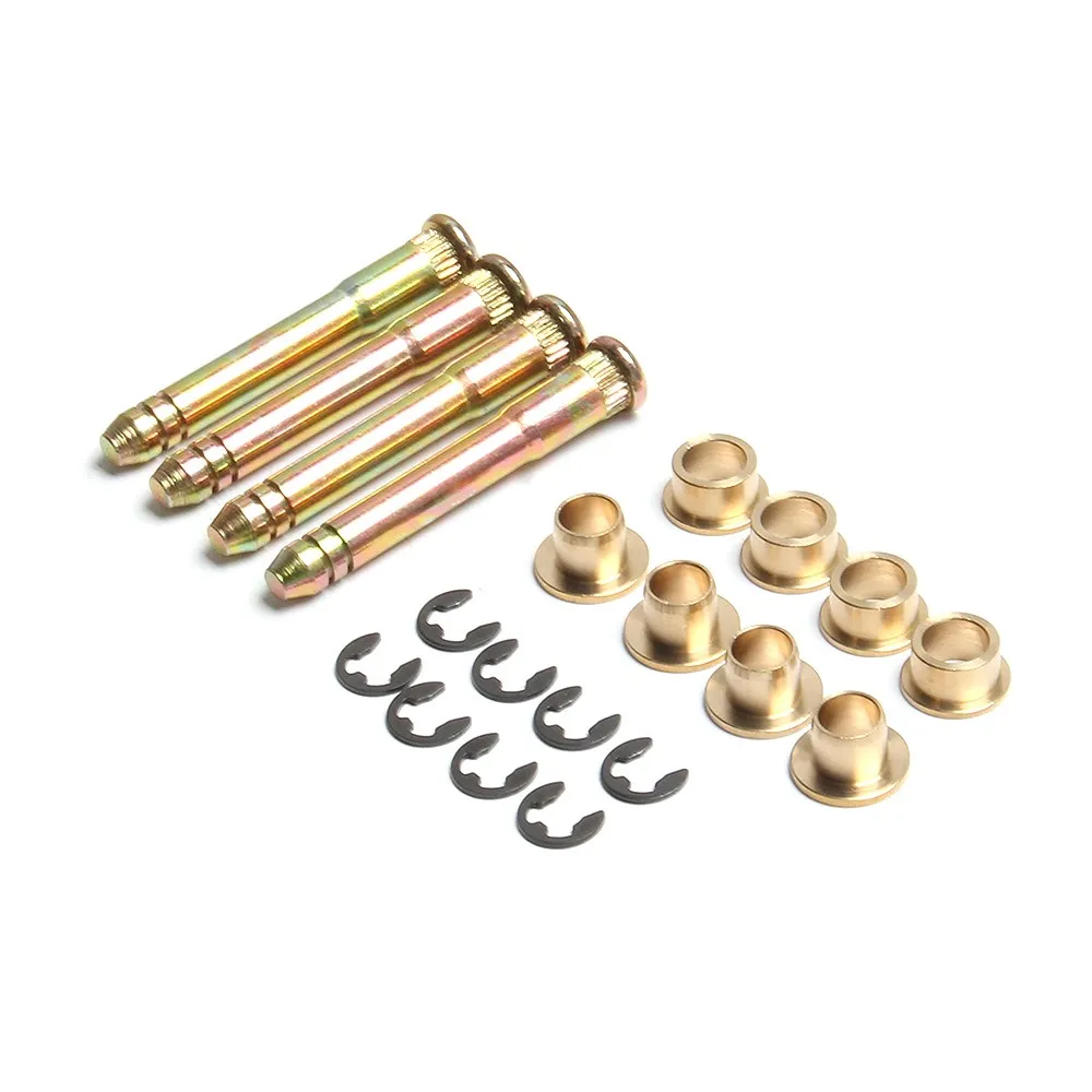 Door Hinge Pin Repair Kit Honda Civic DH-1004 Iron Bushing Four Hinges Bolts On