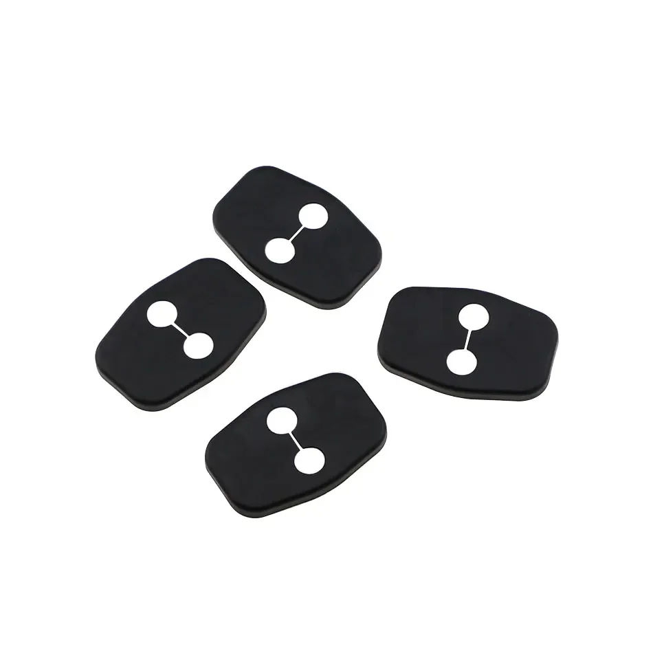 Door Lock Cover Kit Peugeot 308 408 508 3008 207 RCZ, 4-Piece Plastic Noise Dampening