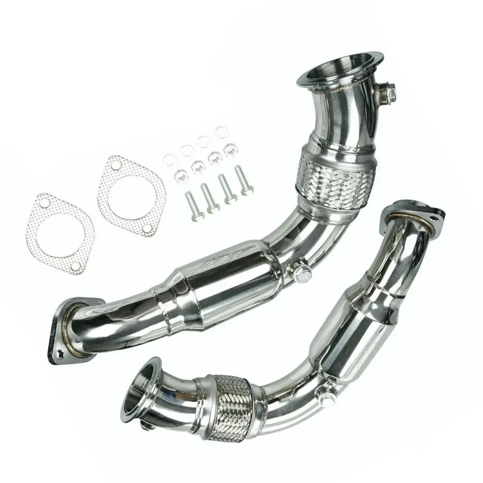 Downpipe eksos 2008-2014 BMW x6/x5 550i 650i 750i B7 N63B44 4.4L V8 Twin Turbo