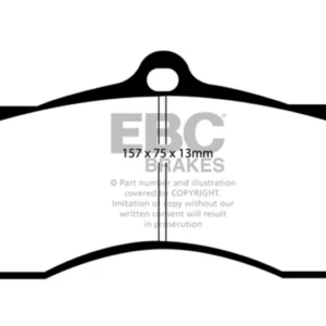 EBC 68-69 Chevrolet Camaro (1st Gen) 4.9 Bluestuff Front Brake Pads