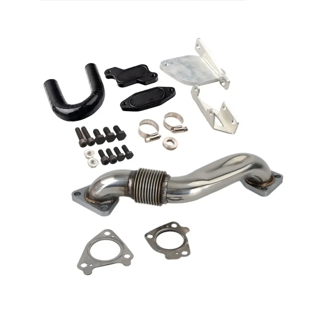EGR-slettesett & Passasjerrør Chevy Chevrolet Silverado GMC 2500 3500 LMM 6.6L Duramax 2007.5-2010