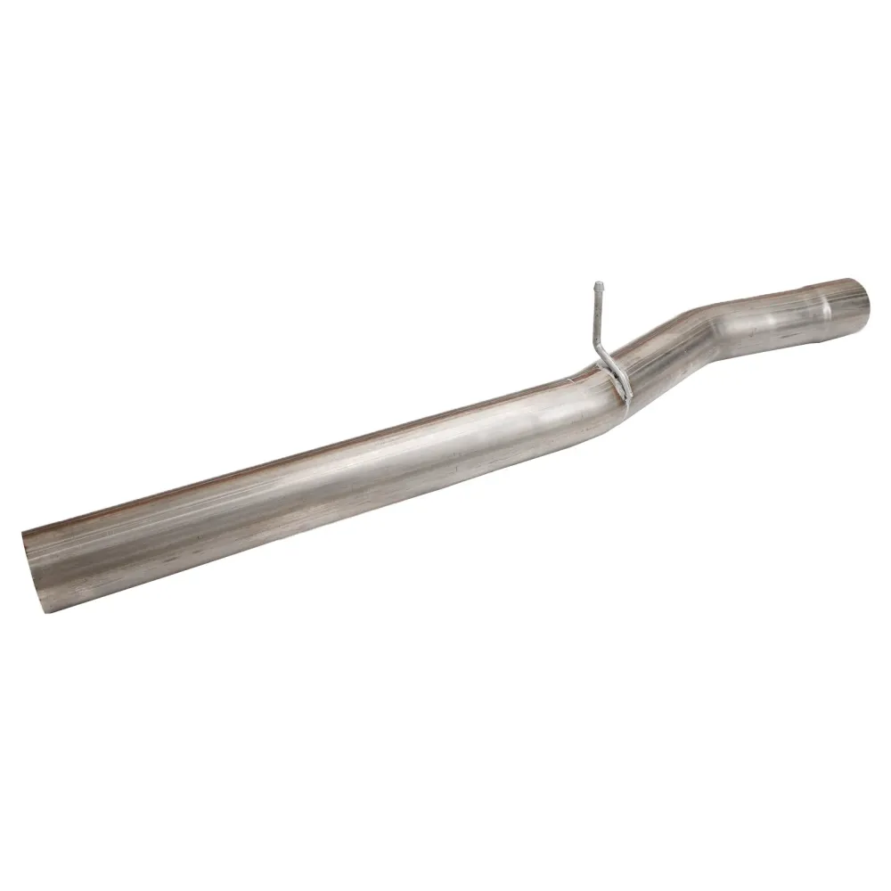 4" Eksos DPF Delete Race Pipe Chevy GMC 2015.5-2016 LML 6.6 Duramax rustfritt stål