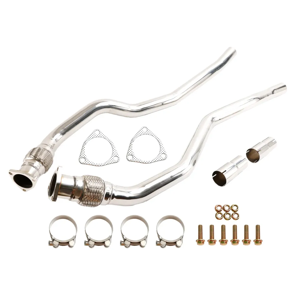 Eksos racing nedløp Audi 3.0t V6 B8 S4 B8/B8.5 S4, S5, A6, A7, Q5, Sq5