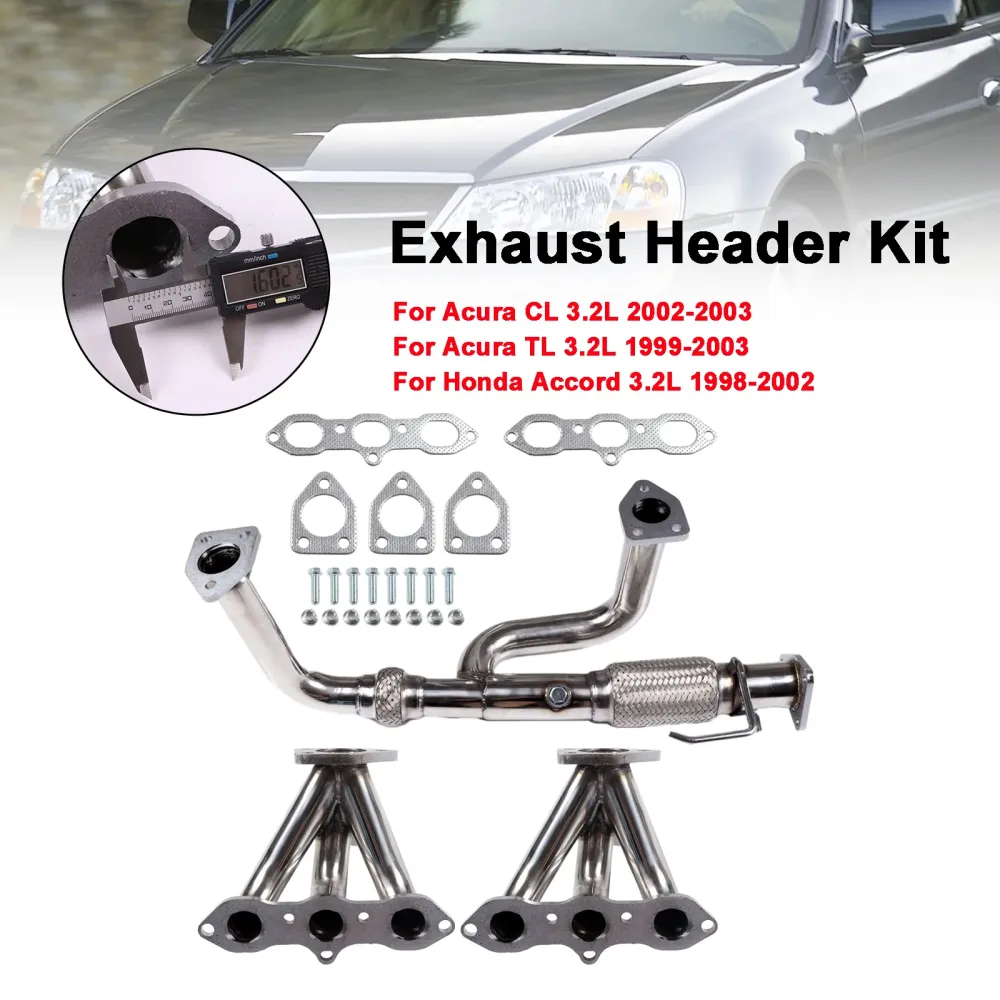 Eksosmanifoldoverskrift Fit Acura CL 2002-2003 Fit Acura TL 3.2L 1999-2003