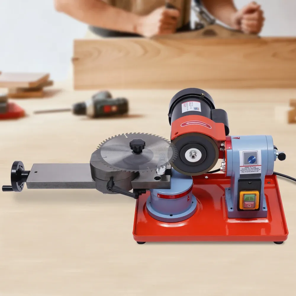 Electric Circular Saw Blade Sharpener Carbide, HSS Copper Motor 0-2850RPM