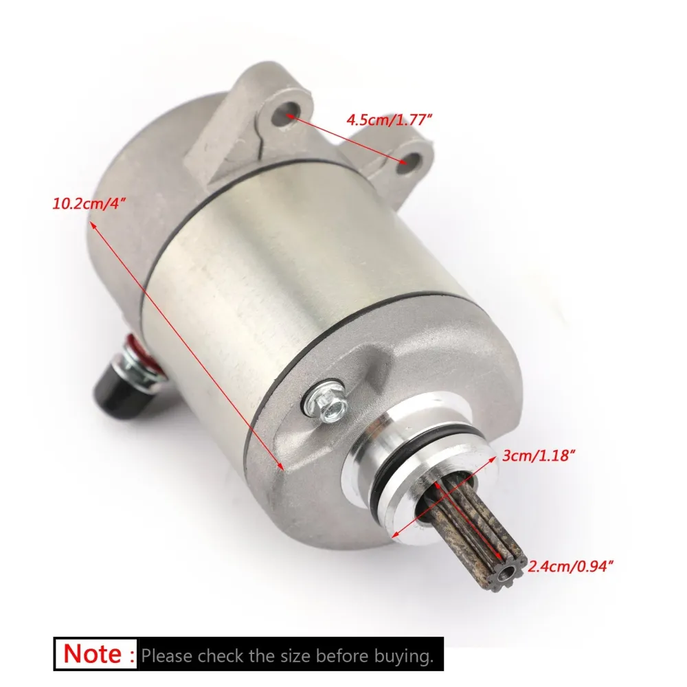 Elektrisk startmotor 31200-HN5-671 Honda TRX350 TE/Fe Fourtrax 350 ES 2000-2006