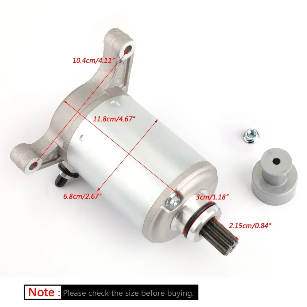 Elektrisk startmotor Yamaha YFM350F Big Bear 350 4WD YFM350R Raptor Moto-4 Generic
