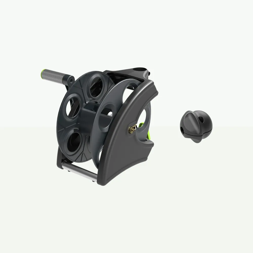 EV 01 Evolution slangetrommel, inkludert sveiv, svivel og slangestopper
