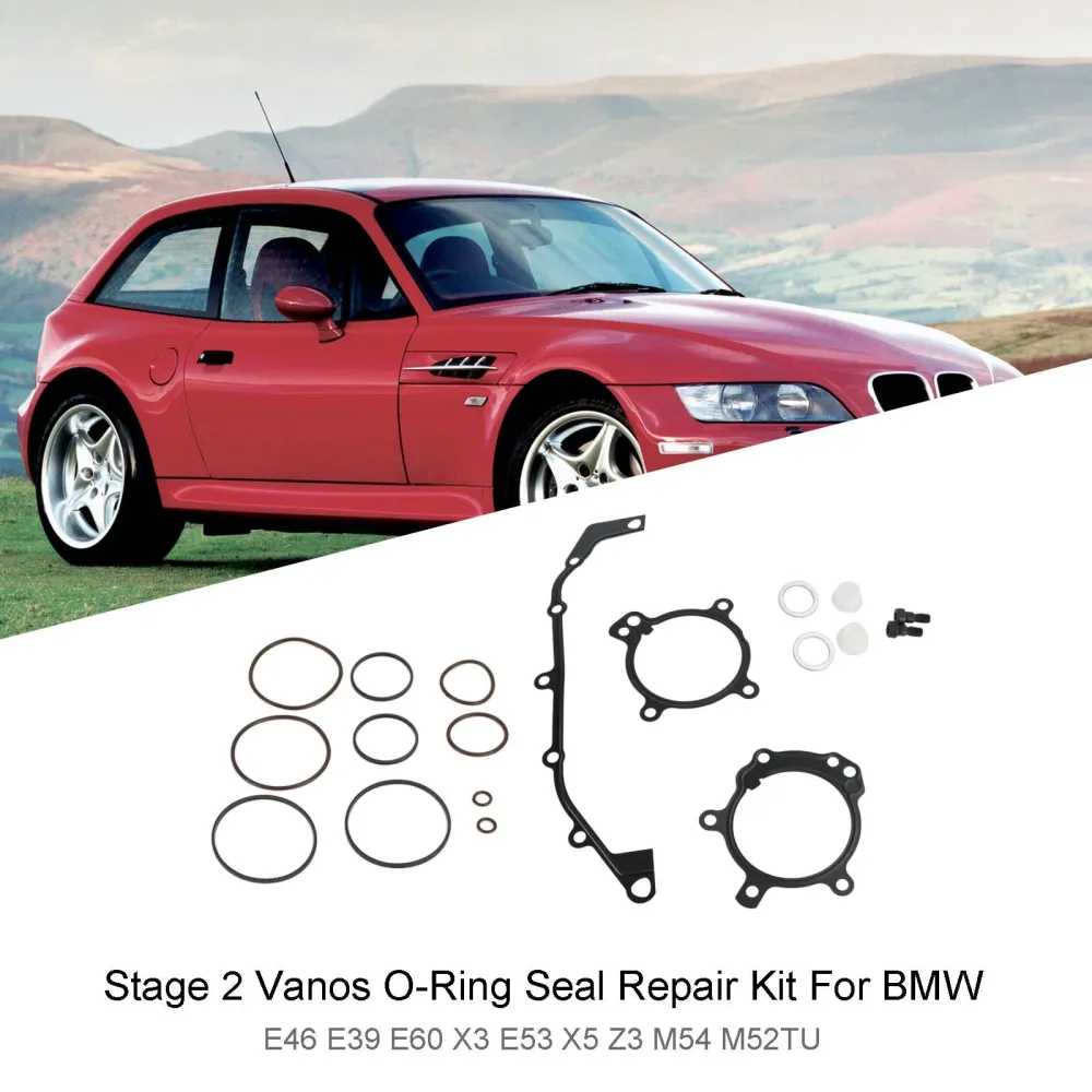 Fase 2 Vanos O-Ring Seal Repair Kit BMW E46 E39 E60 X3 E53 X5 Z3 M54 M52TU Generisk