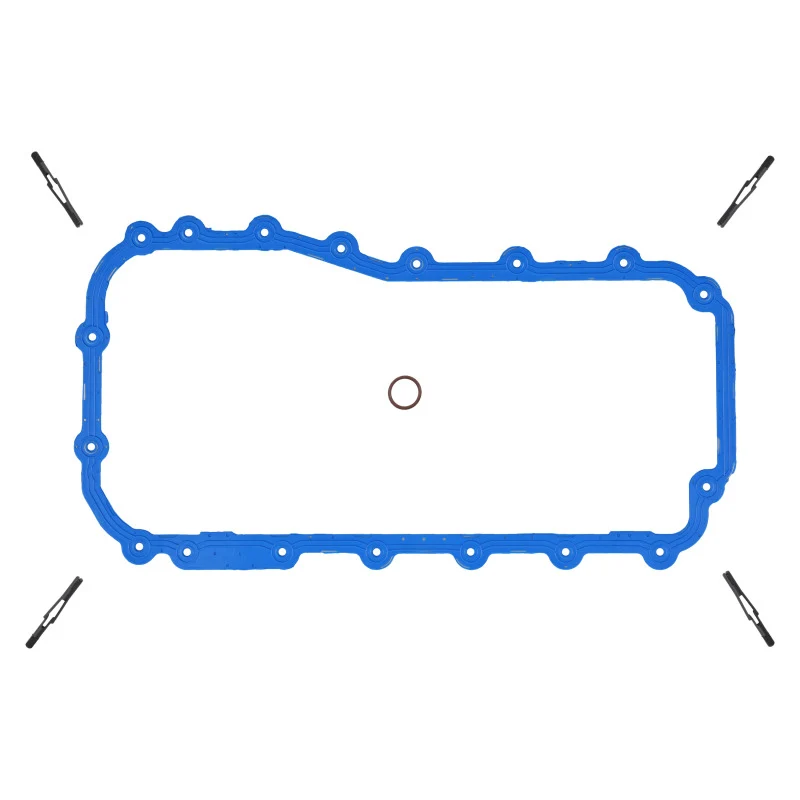 Fel-Pro 07-11 Wrangler Engine Oil Pan Gasket Set - PermaDry Molded Rubber Oil Pan SnapUps Included