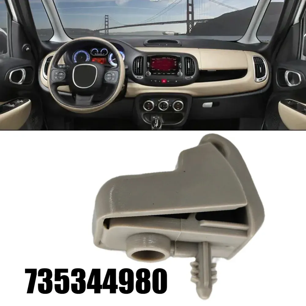Fiat and Alfa Romeo Sun Visor Bracket, Gray ABS Holder