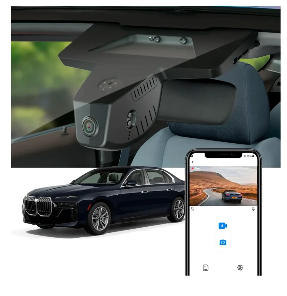 FITCAMX Integrert 4K Dashcam (foran)