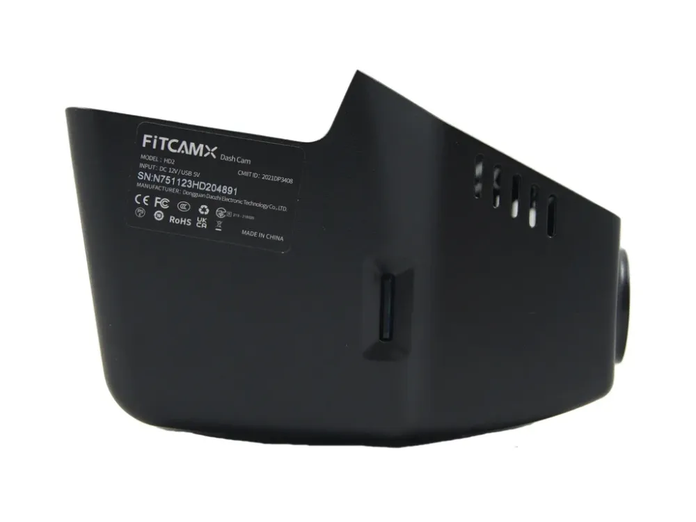 FITCAMX Integrert 4K Dashcam (foran)