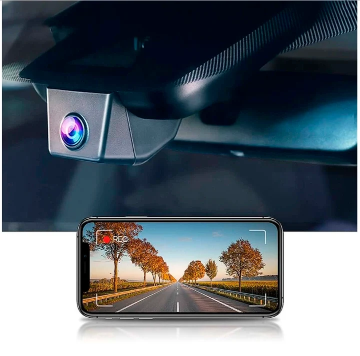 FITCAMX Integrert 4K Dashcam (foran)