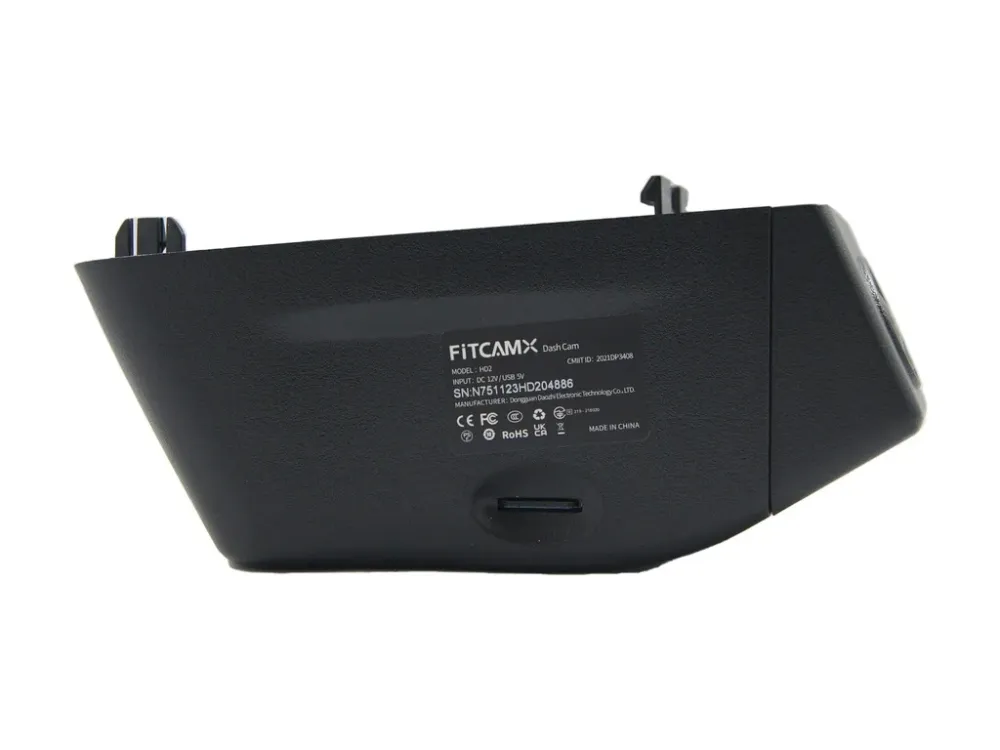 FITCAMX Integrert 4K Dashcam (foran+bak)