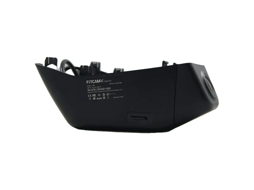 FITCAMX Integrert 4K Dashcam (foran+bak)