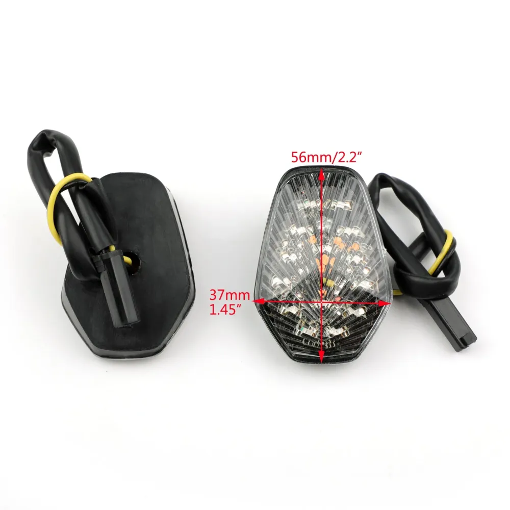 Flush Mount LED Euro blinklys 2001-2005 Suzuki GSXR 600