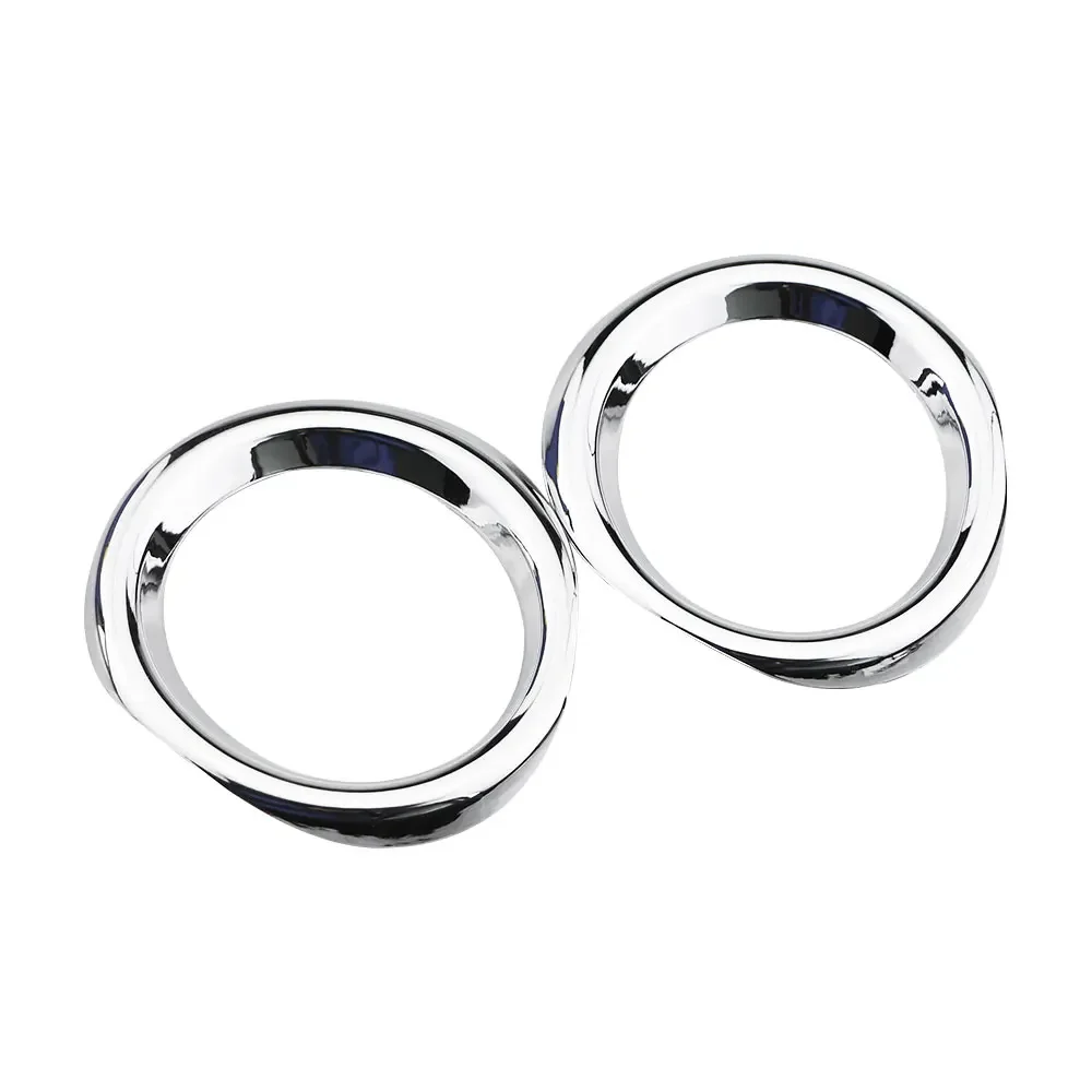 Fog Light Ring Toyota C-HR 2017-2019 ABS Chrome Front Bumper Lamp Surrounds Kit