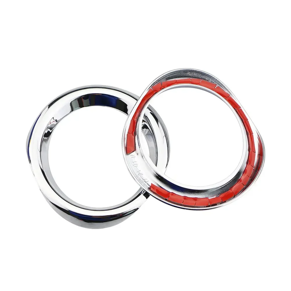 Fog Light Ring Toyota C-HR 2017-2019 ABS Chrome Front Bumper Lamp Surrounds Kit