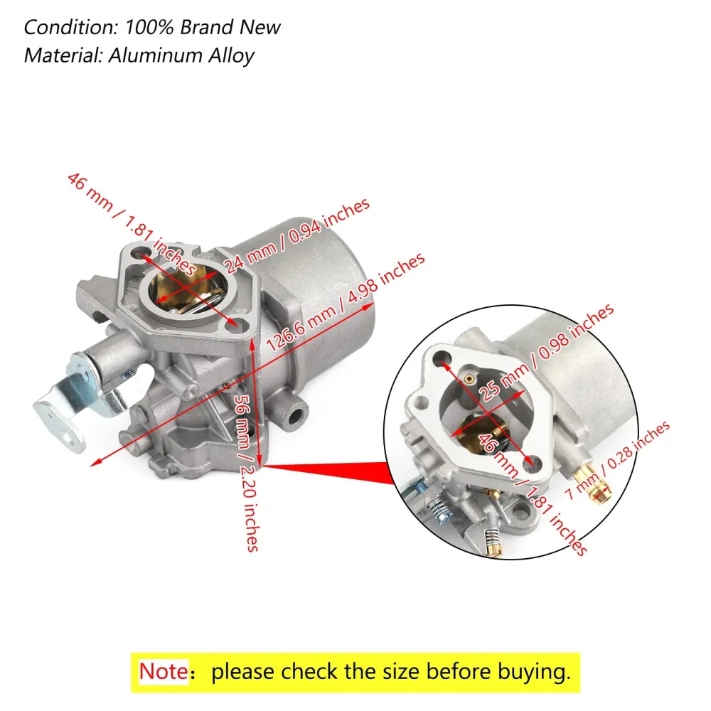 Forgasser karbohydrater klubbbil DS Golf Cart 1998-up DS FE290 Motor Carb 1016478 Generic