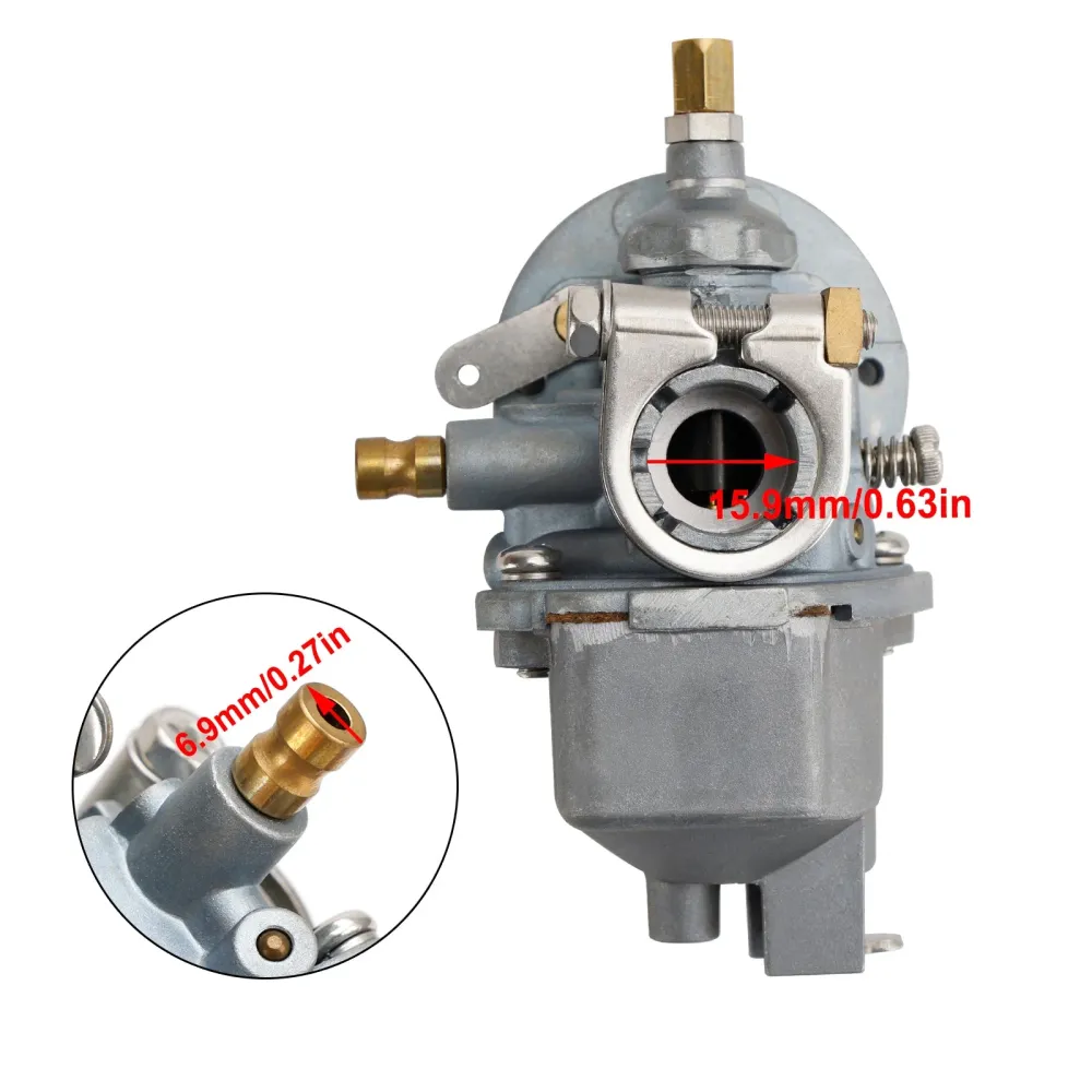 Forgasser karbohydrater påhengsmotor passform Yamaha 2-takts 2HP PZ11 JX-1