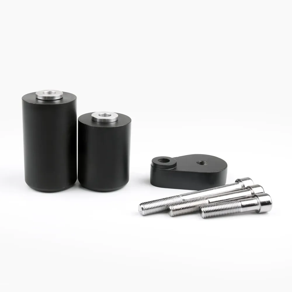 Frame Sliders Crash Protector Kawasaki ZX6R 2007-2008 Ingen kutt svart generisk