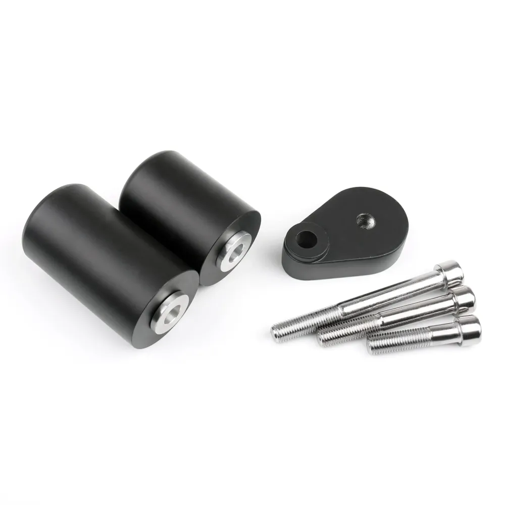 Frame Sliders Crash Protector Kawasaki ZX6R 2007-2008 Ingen kutt svart generisk