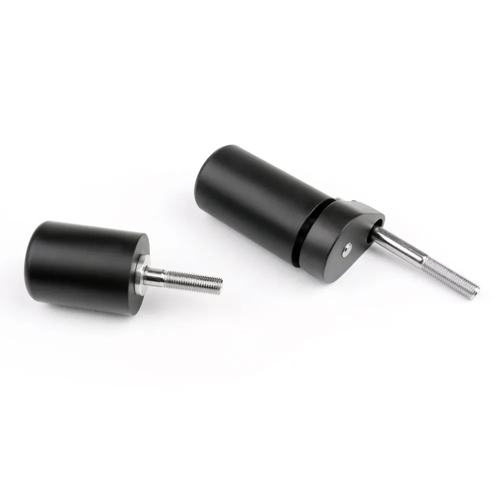 Frame Sliders Crash Protector Kawasaki ZX6R 2007-2008 Ingen kutt svart generisk