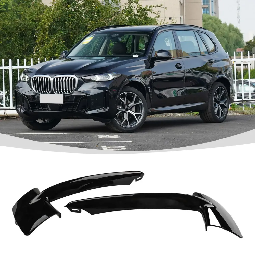 Front Bumper Grille Cover BMW X5 F15 Direct-Fit Upgrade 2012-2018 Black Chrome Finish