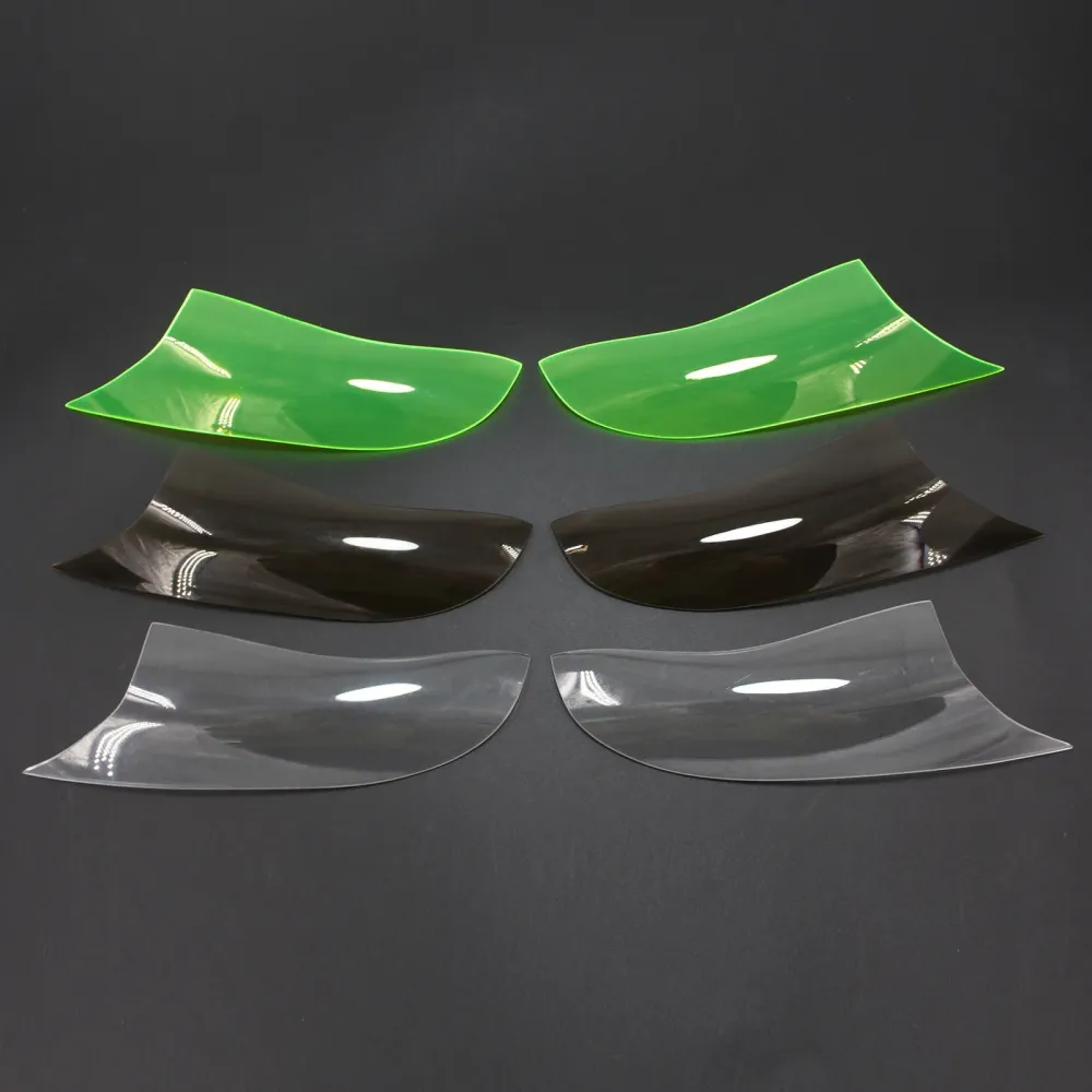 Front frontlys linsebeskyttelsesdeksel passer Kawasaki ZX-10R ZX 10R 16-18 Røyk generisk