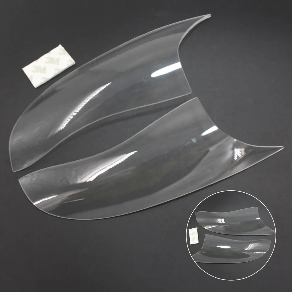 Front frontlys linsebeskyttelsesdeksel passer Kawasaki ZX-10R ZX 10R 16-18 Røyk generisk