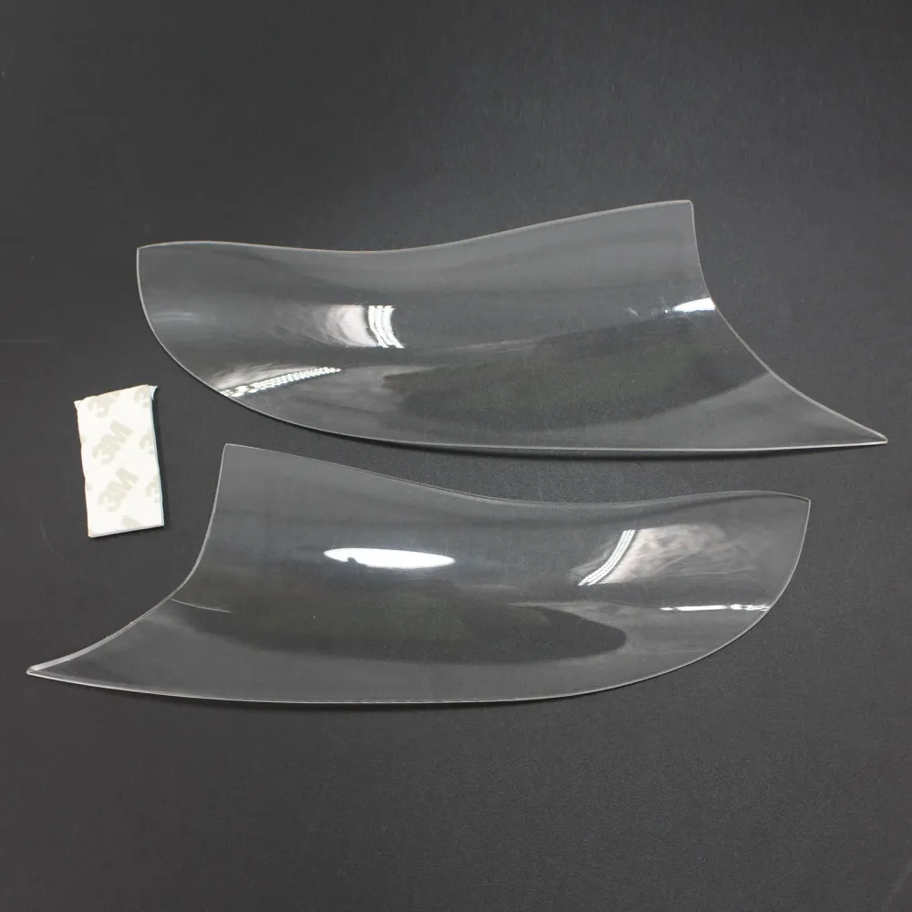 Front frontlys linsebeskyttelsesdeksel passer Kawasaki ZX-10R ZX 10R 16-18 Røyk generisk