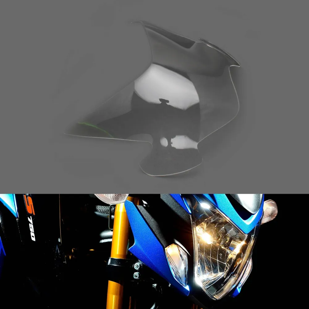Front frontlys linsebeskyttelsesdeksel passer til Suzuki GSX-S 750 2015-2021? Røyk generisk