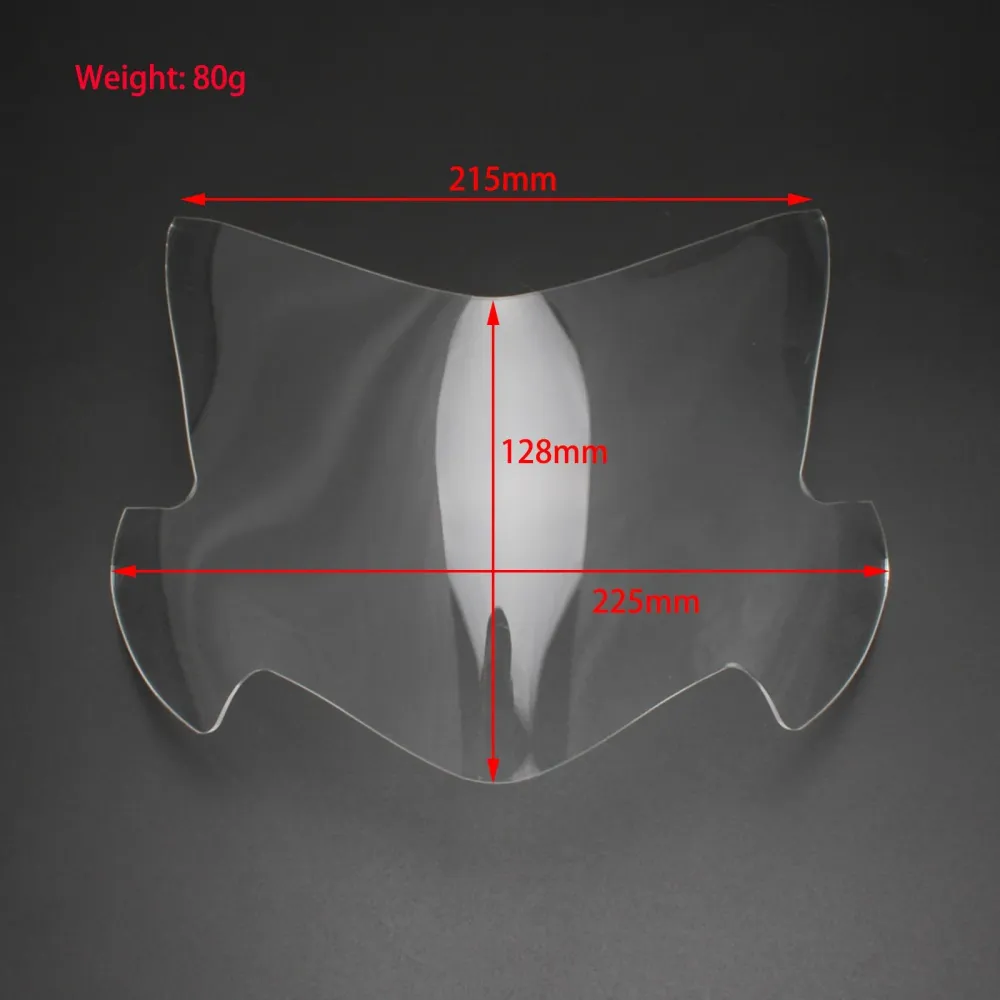 Front frontlys linsebeskyttelsesdeksel passer til Suzuki GSX-S 750 2015-2021? Røyk generisk