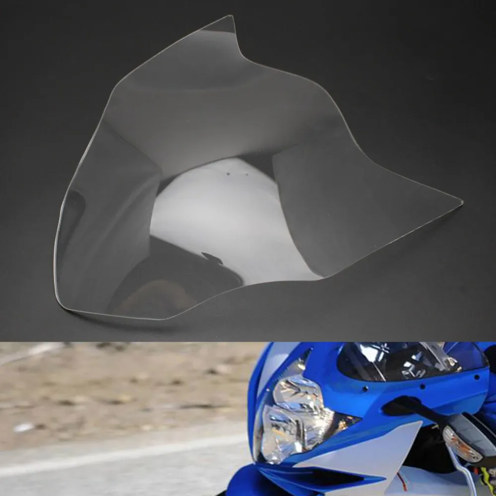 Front frontlysbeskyttelse passer Suzuki GSX-R 600 GSX R 600 14-20? Røyk generisk