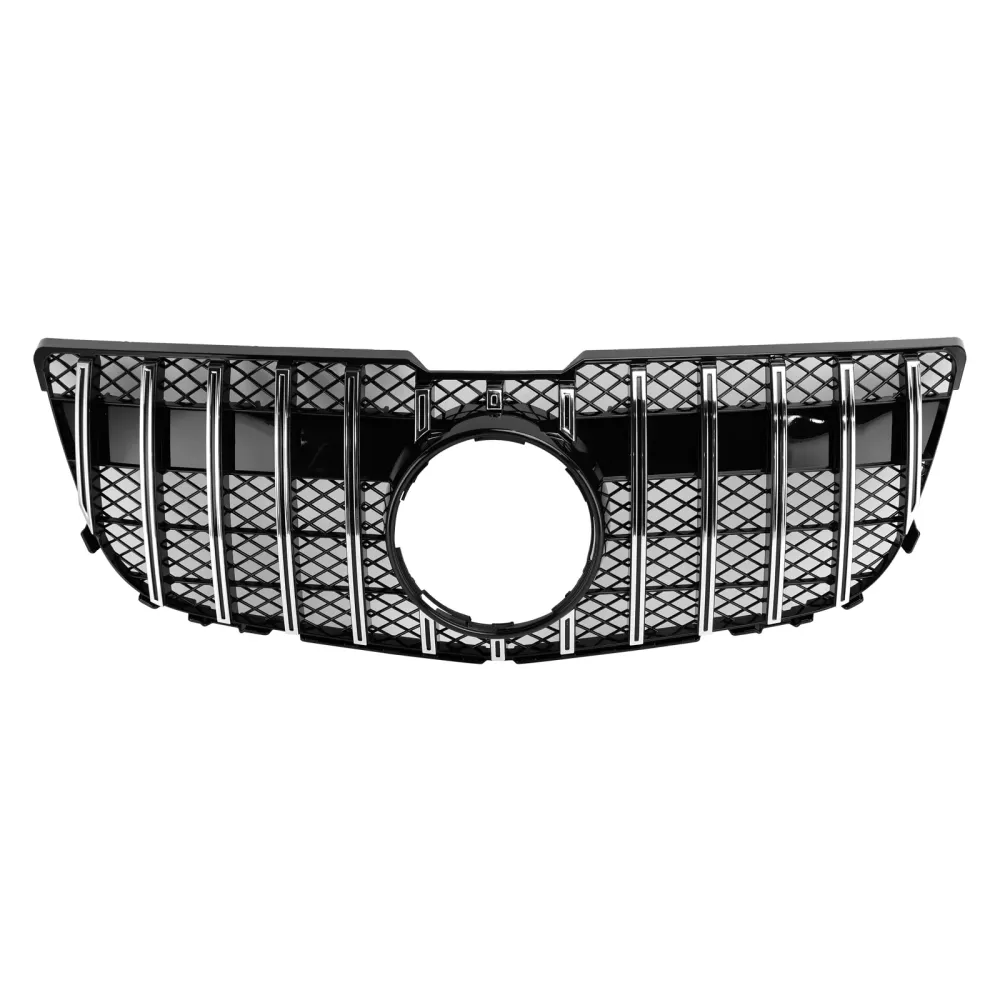 Front Grille Grill Mesh Chrome Mercedes Benz GLK X204 2013-2015 GT